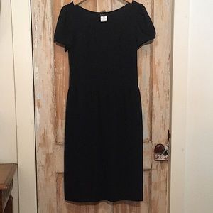 Agnes B. Paris Crepe Drop Waist Chemise - Sz FR 40